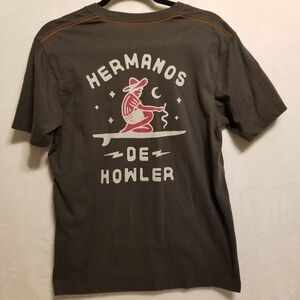 Howler Bros Small T Shirt Hermanos De Howler Gray Graphic Print Classic